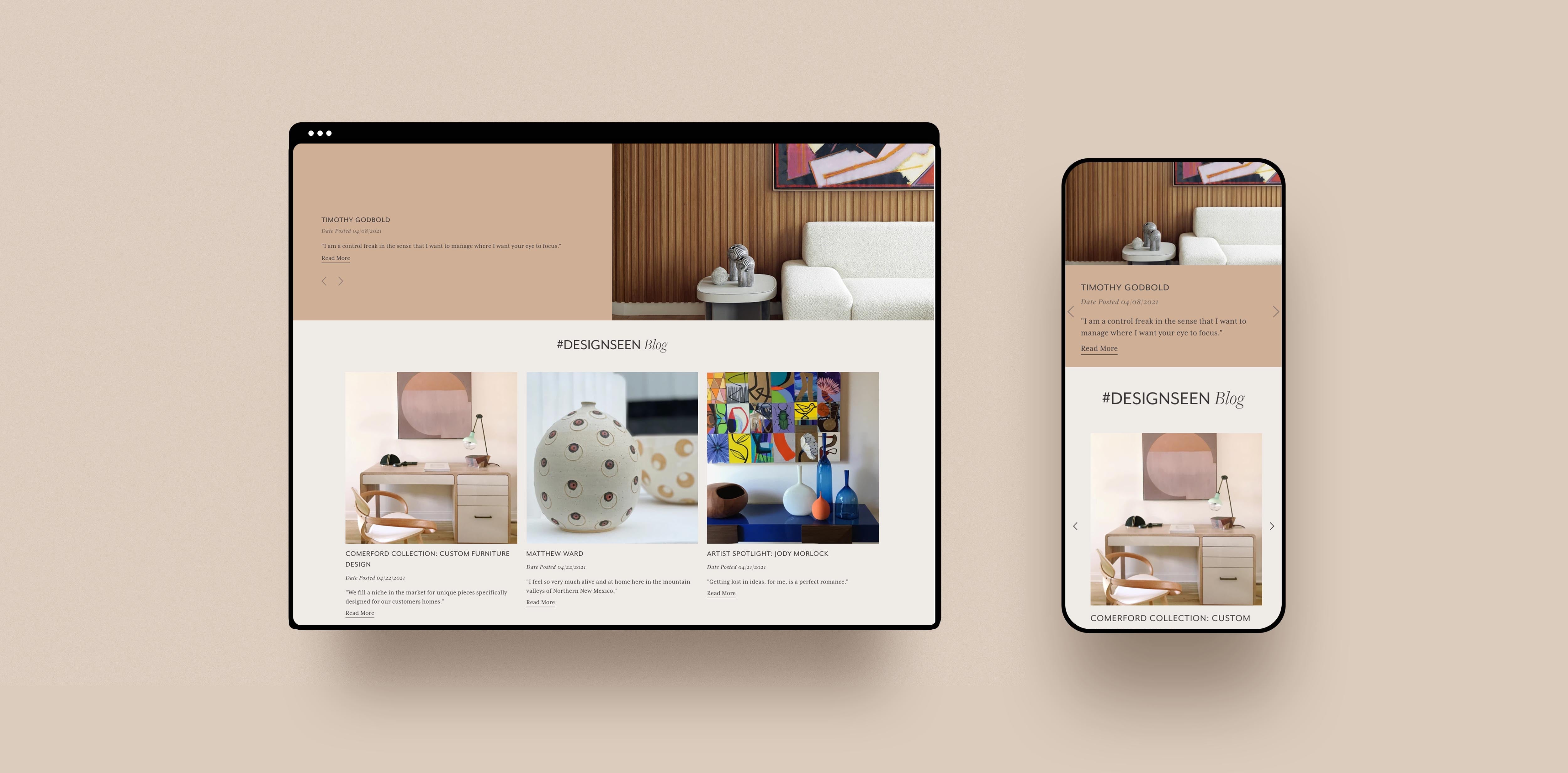 Comefored Collection Website and Branding Studio Seagraves Design Agency St. Louis Missouri Chesterfield Store Signage
Packaging Open Box Experience
Copywriting Brand Voice
Shopify E-commerce