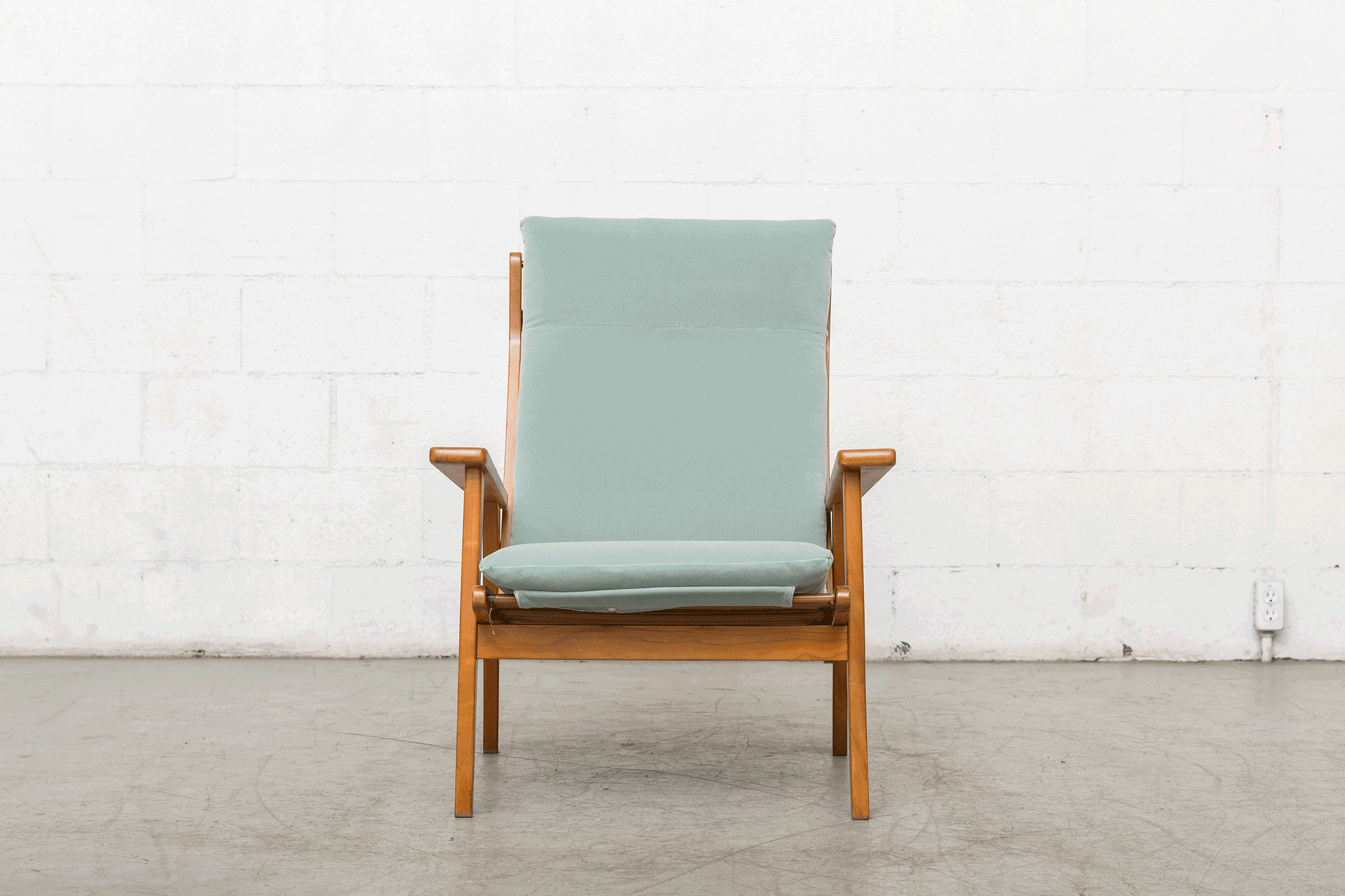 Amsterdam Modern Mid Century Modern wood chair gif site by Studio Seagraves