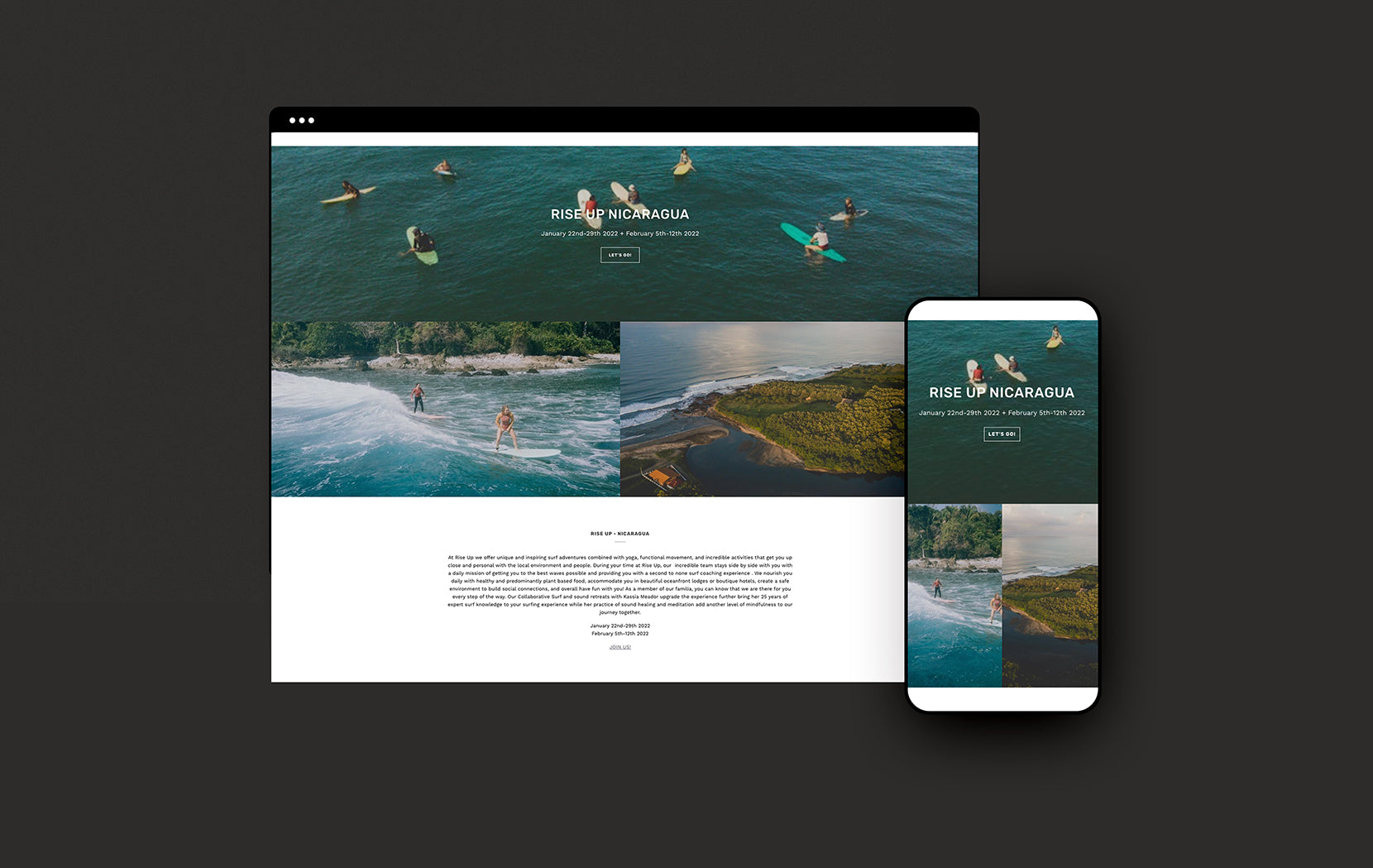 Kassia Surf Shopify Ecommerce Website by Studio Seagraves Web Design Agency located in St. Louis, Missouri Branding and Product Design Woman Owned Female Founded