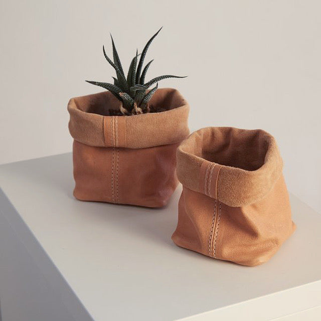 Leather Sak by Amber Seagraves