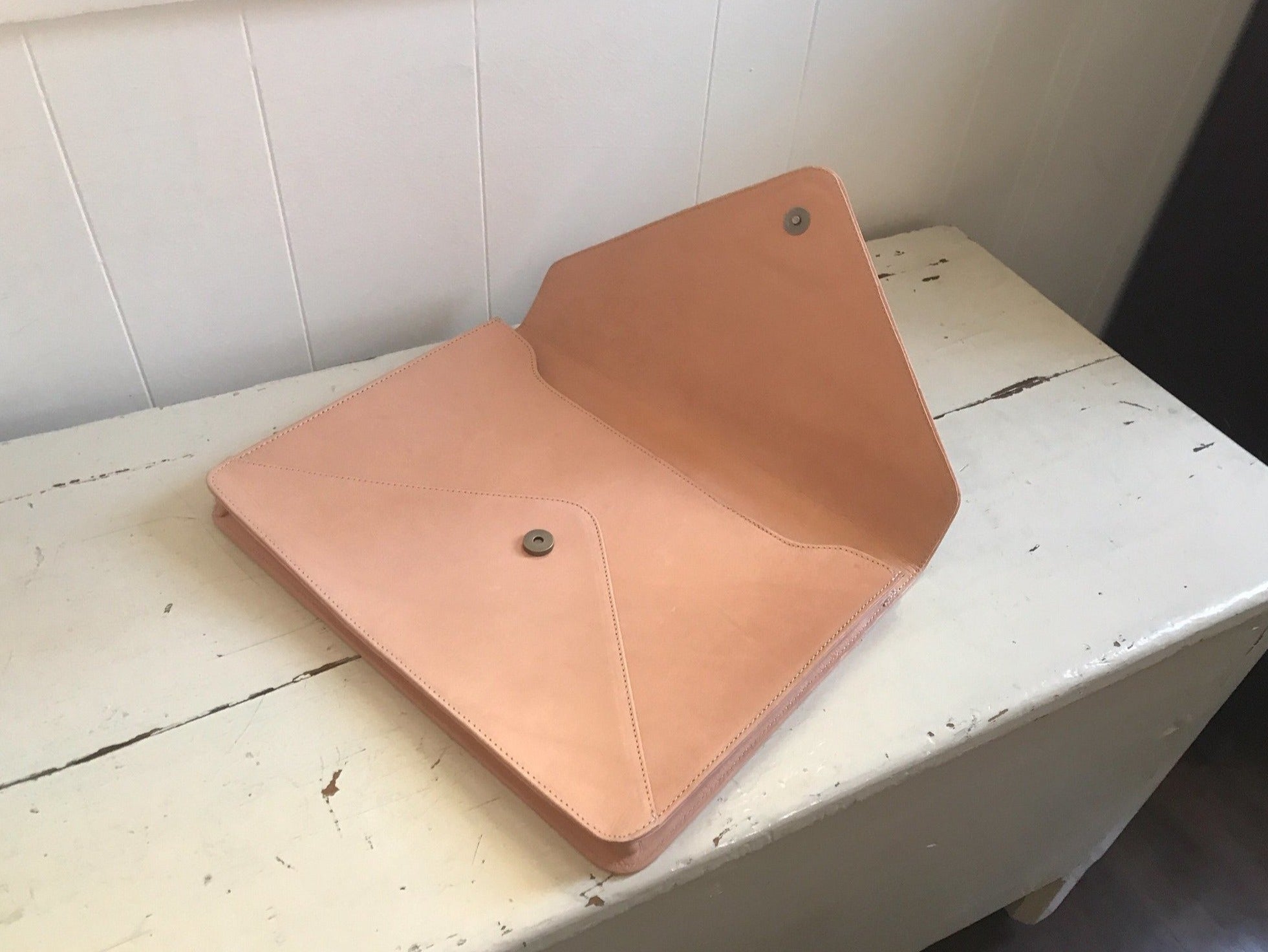Anders Leather Laptop Case by Amber Seagraves
